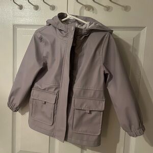Kids light Purple Hooded Jacket